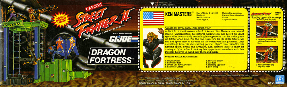 1993 GI Joe Street Fighter 2 Vega – Dragon Fortress Reviews – The Dragon  Fortress